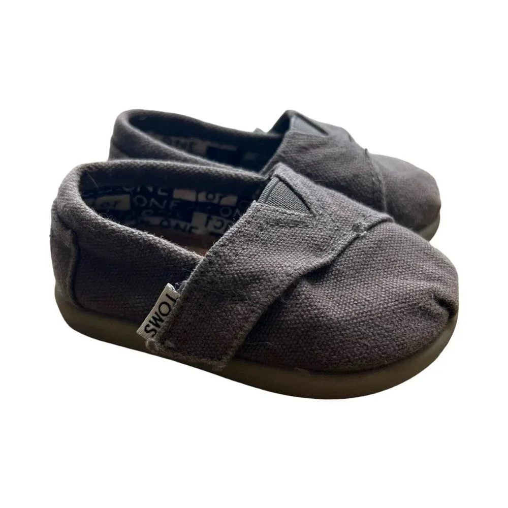 Toms T3 Ash Grey Toddler Shoes